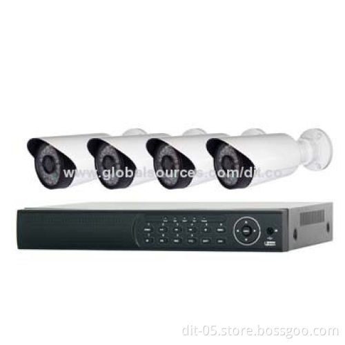 4CH 720P HD CVI DVR Kit, Supports Real-time Recording and Playback, P2P Cloud Function